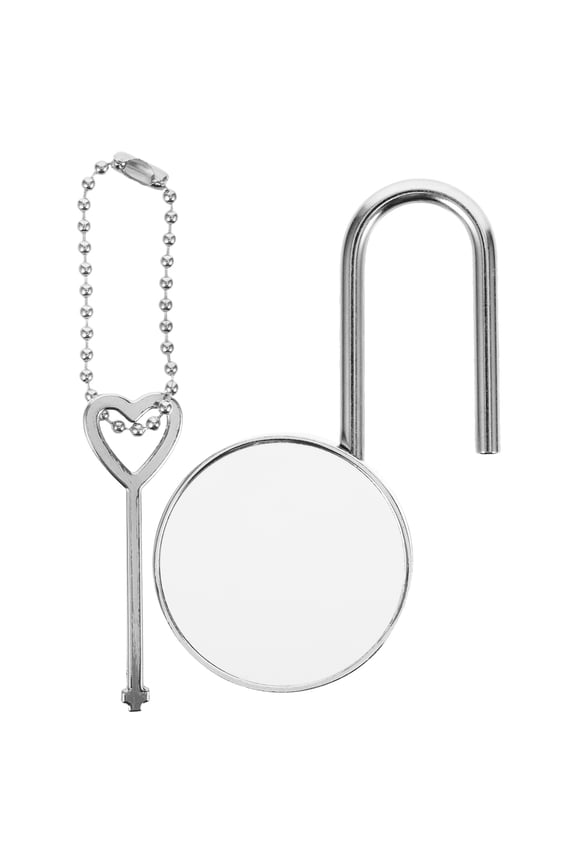 Metal Padlock Set for Suitcases and Backpacks, Lightweight, Security Locks, 1 Set