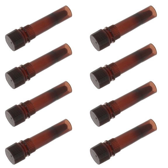 jojofuny 20Pcs PP Material Lightproof Tubes for Sampling Test Tubes with Lids