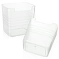 thumbnail image 1 of jojofuny Refrigerator Organizer Box Transparent Food-Grade Pp 2Pcs 4.5X4.1X3.1in, 1 of 8