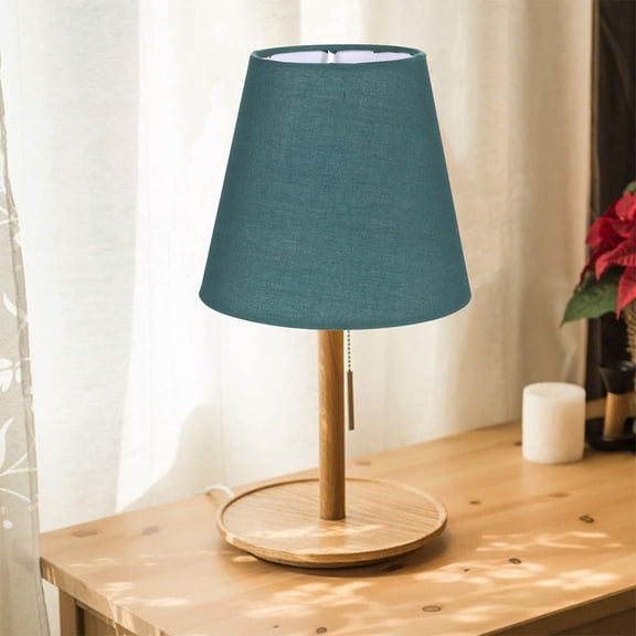 jojofuny 3Pcs Black Square Cloth Lampshade for Dust Protection and Diffuse Lighting in Bedroom or Living Room