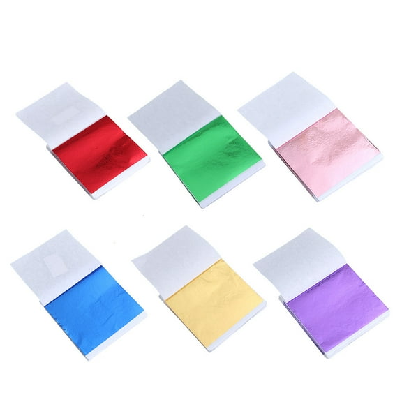 jojofuny 400Pcs Imitation Gold Foil Paper For Art Projects And House Decor