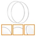 thumbnail image 1 of jojofuny 4Pcs Transparent Polyester Film Drum Skin for Jazz Drum 8 Inches, 1 of 8
