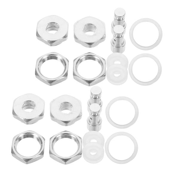 jojofuny 4Set Pressure Cooker Valve Accessory Kit Spare Parts Sealing Ring Stainless Steel Silicone for Home Users