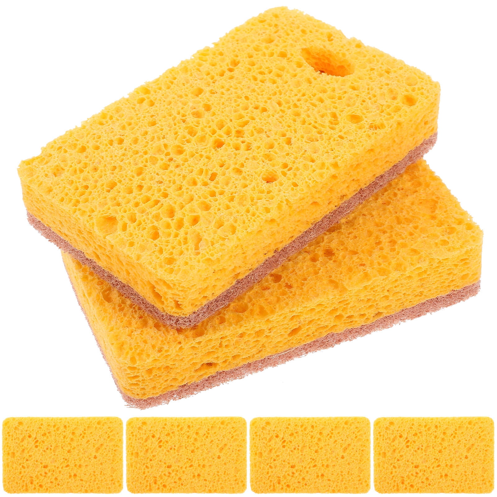 jojofuny 6Pcs Wok Sponges for Kitchen and Car Interior Decontamination ...