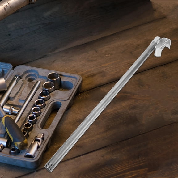 jojofuny Ceiling Light Holder 51.50X5.50X3.00Cm Silver Iron Pendant Light Mounting Arm 1Set