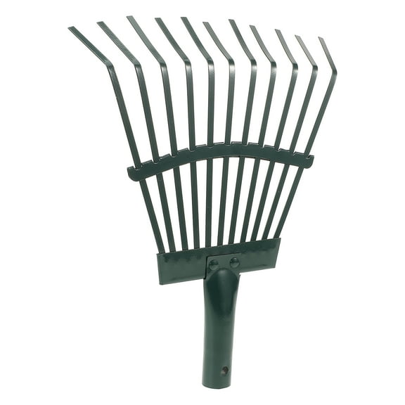 jojofuny Friends 1Pack Rake 11.59X9.55X2.16in for Landscaping and Soil Loosening with 11 Teeth Flat Wire Head