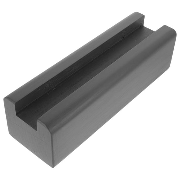 jojofuny Wooden Full Length Mirror Holder 1Set for Office Use Dark Grey 11.8x3.1x2.8in