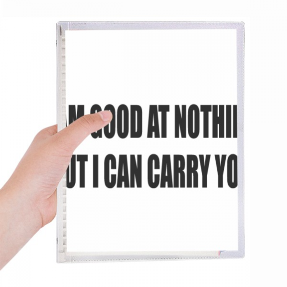 joking self description notebook loose diary refillable journal statiry