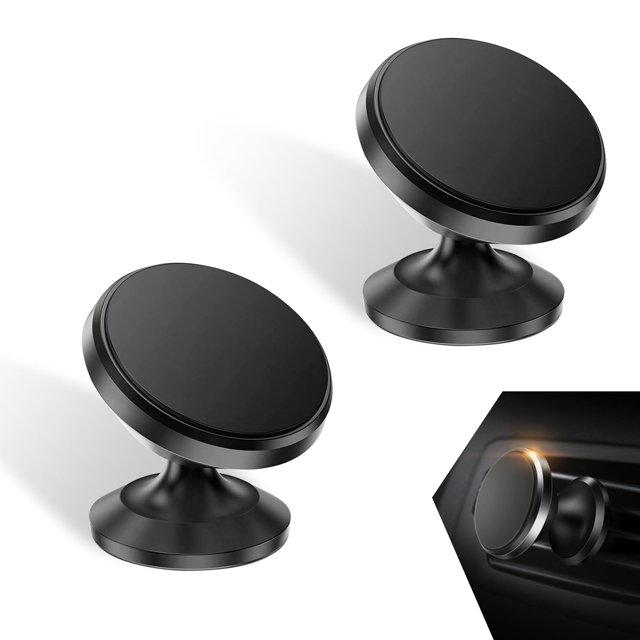 jokormo 2 PCS Car MMF7 Adsorption Mobile Phone Holder, Rotating One