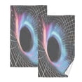 thumbnail image 1 of joogoo 2 PCs Hand Towels Sets Funny Falling Sensation Cotton Face Towel Bathroom Decorative, 1 of 7