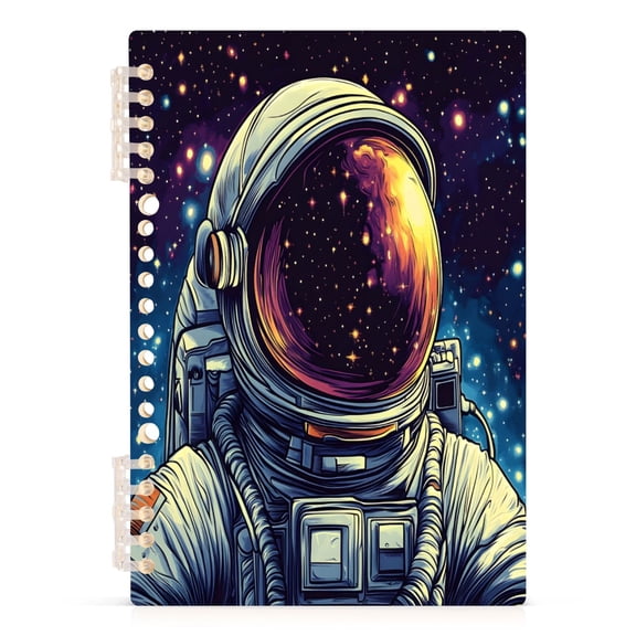 joogoo A5 Spiral Journal Notebook An Astronaut College Ruled Notebooks 8.3" x 5.7" 1 PC