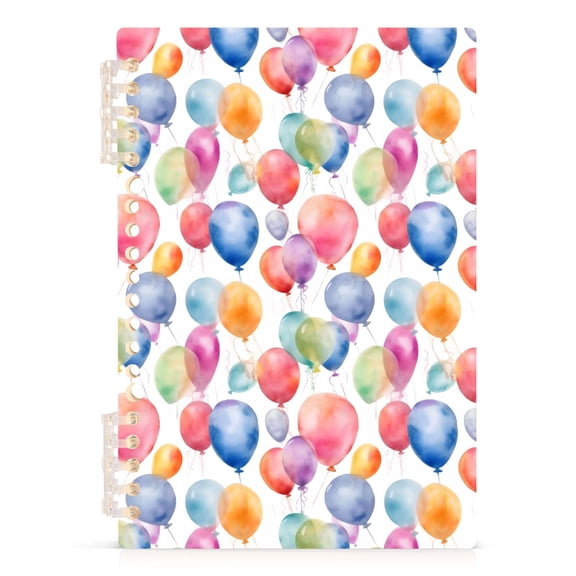 joogoo A5 Spiral Journal Notebook Balloons College Ruled Notebooks 8.3" x 5.7" 1 PC