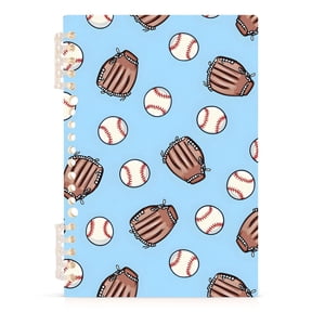 joogoo A5 Spiral Journal Notebook Baseball Gloves College Ruled Notebooks 8.3" x 5.7" 1 PC