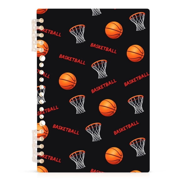 joogoo A5 Spiral Journal Notebook Basketball College Ruled Notebooks 8.3" x 5.7" 1 PC