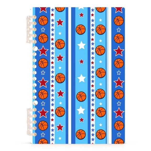 joogoo A5 Spiral Journal Notebook Basketball Stars College Ruled Notebooks 8.3" x 5.7" 1 PC