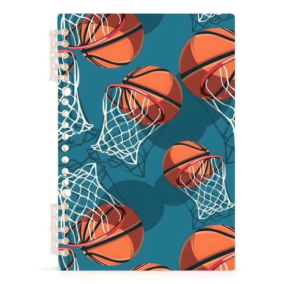 joogoo A5 Spiral Journal Notebook Basketball-a1 College Ruled Notebooks 8.3" x 5.7" 1 PC