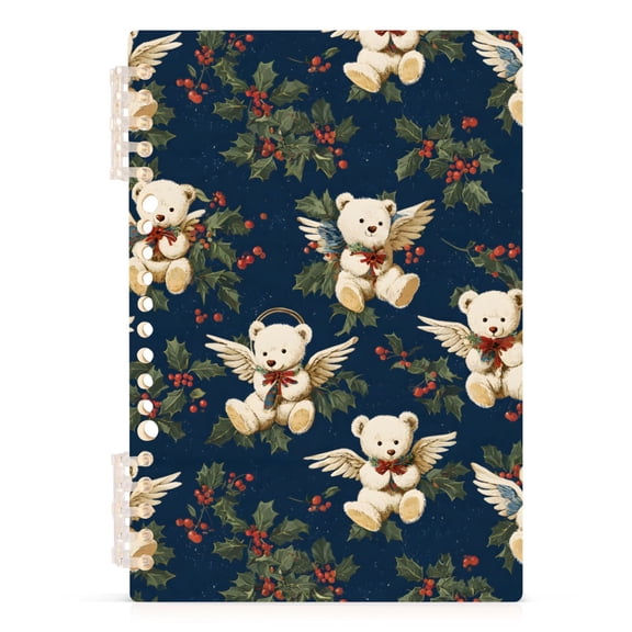joogoo A5 Spiral Journal Notebook Bears with Wings College Ruled Notebooks 8.3" x 5.7" 1 PC