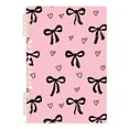 thumbnail image 1 of joogoo A5 Spiral Journal Notebook Black Bow Heart College Ruled Notebooks 8.3" x 5.7" 1 PC, 1 of 8