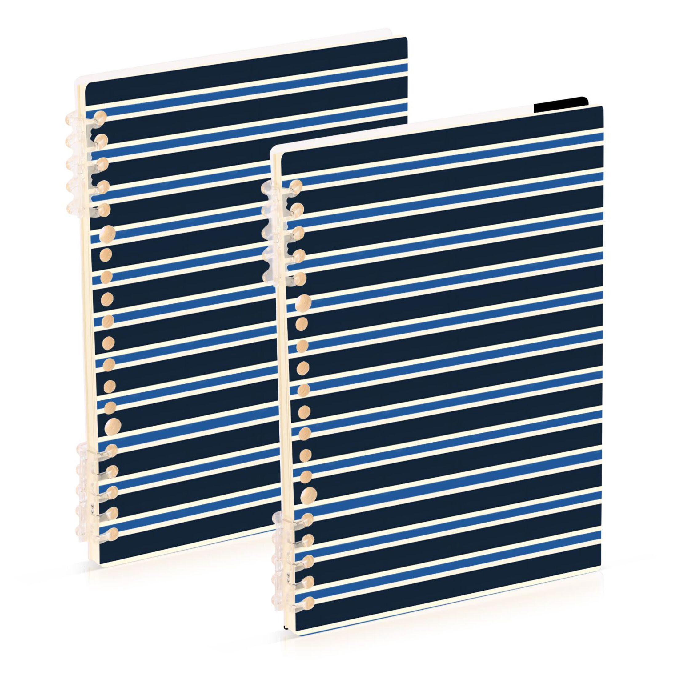 joogoo A5 Spiral Journal Notebook Blue Stripe College Ruled Notebooks 8 ...