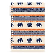 joogoo A5 Spiral Journal Notebook Bohemia Elephant College Ruled Notebooks 8.3" x 5.7" 1 PC