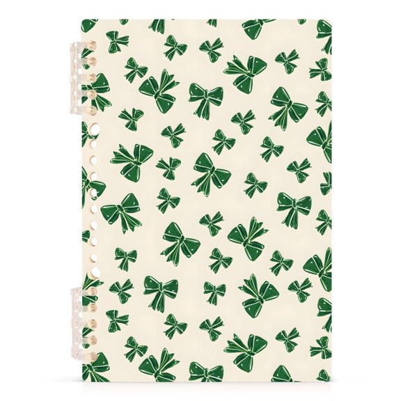 joogoo A5 Spiral Journal Notebook Bow Green College Ruled Notebooks 8.3" x 5.7" 1 PC