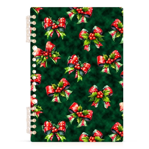 joogoo A5 Spiral Journal Notebook Bow with Cherry College Ruled Notebooks 8.3" x 5.7" 1 PC