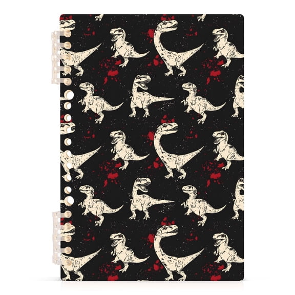 joogoo A5 Spiral Journal Notebook Cartoon Dinosaur-d7 College Ruled Notebooks 8.3" x 5.7" 1 PC