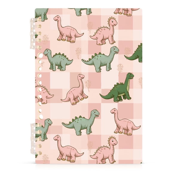 joogoo A5 Spiral Journal Notebook Cartoon Dinosaurs College Ruled Notebooks 8.3" x 5.7" 1 PC