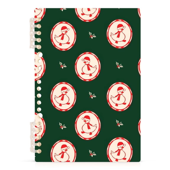 joogoo A5 Spiral Journal Notebook Christmas Gooses-2 College Ruled Notebooks 8.3" x 5.7" 1 PC