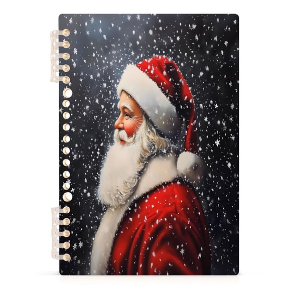 joogoo A5 Spiral Journal Notebook Christmas Santa Claus College Ruled Notebooks 8.3" x 5.7" 1 PC