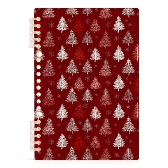 joogoo A5 Spiral Journal Notebook Christmas Trees College Ruled Notebooks 8.3" x 5.7" 1 PC
