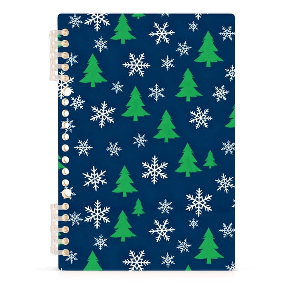 joogoo A5 Spiral Journal Notebook Christmas Trees College Ruled Notebooks 8.3" x 5.7" 1 PC