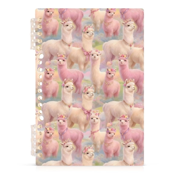 joogoo A5 Spiral Journal Notebook Cute Alpaca College Ruled Notebooks 8.3" x 5.7" 1 PC