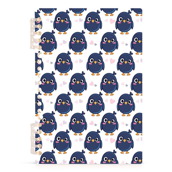 joogoo A5 Spiral Journal Notebook Cute Birds College Ruled Notebooks 8.3" x 5.7" 1 PC