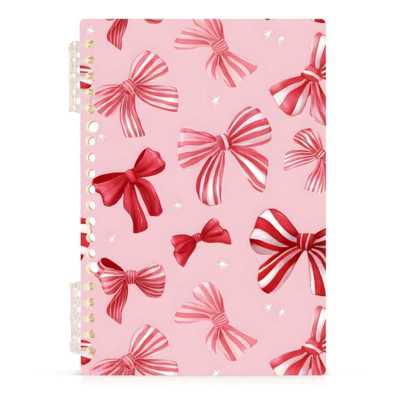 joogoo A5 Spiral Journal Notebook Cute Bows College Ruled Notebooks 8.3" x 5.7" 1 PC