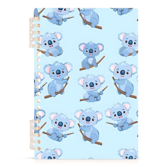 joogoo A5 Spiral Journal Notebook Cute Koalas College Ruled Notebooks 8.3" x 5.7" 1 PC