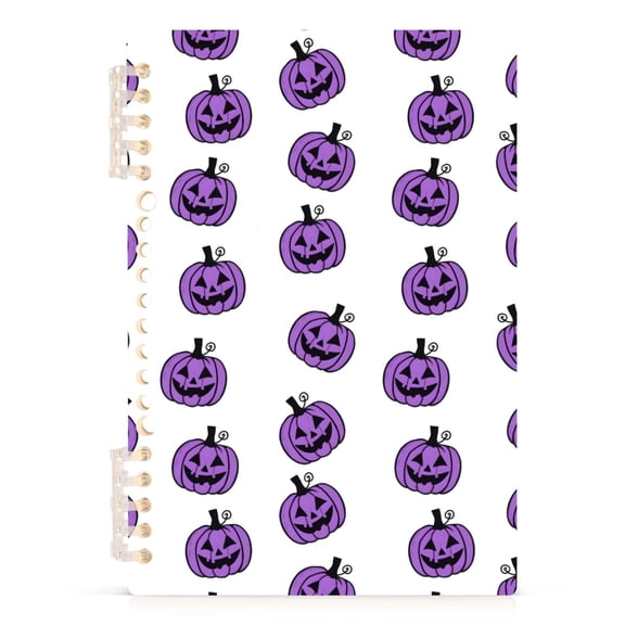 joogoo A5 Spiral Journal Notebook Cute Pumpkins College Ruled Notebooks 8.3" x 5.7" 1 PC