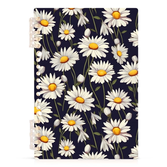 joogoo A5 Spiral Journal Notebook Daisy Flowers College Ruled Notebooks 8.3" x 5.7" 1 PC