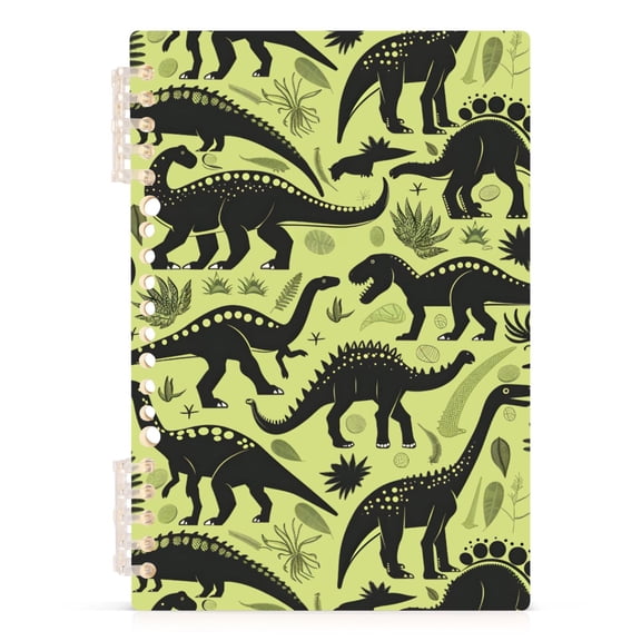 joogoo A5 Spiral Journal Notebook Dinosaurs Forest College Ruled Notebooks 8.3" x 5.7" 1 PC