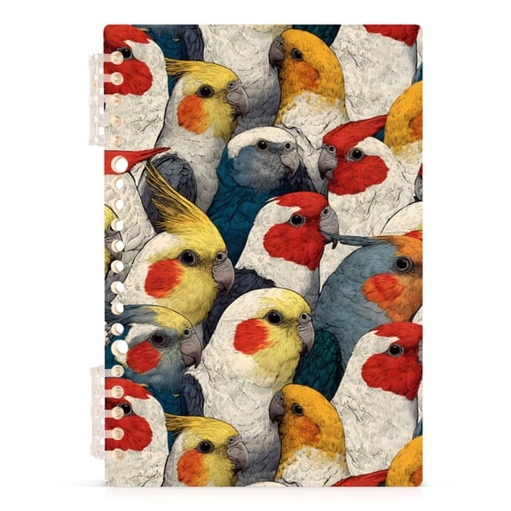 joogoo A5 Spiral Journal Notebook Doodle Parrot-9 College Ruled Notebooks 8.3" x 5.7" 1 PC