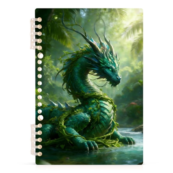 joogoo A5 Spiral Journal Notebook Dragon Cool College Ruled Notebooks 8.3" x 5.7" 1 PC
