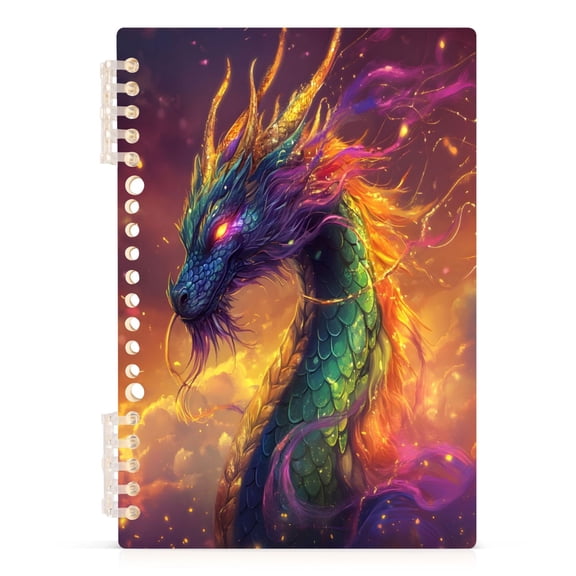 joogoo A5 Spiral Journal Notebook Dreamy Dragon College Ruled Notebooks 8.3" x 5.7" 1 PC