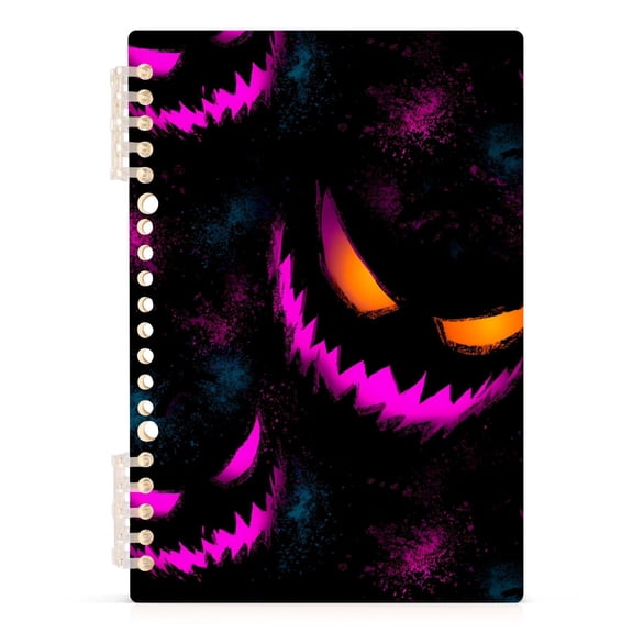 joogoo A5 Spiral Journal Notebook Evil Pumpkins College Ruled Notebooks 8.3" x 5.7" 1 PC