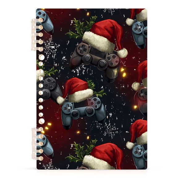joogoo A5 Spiral Journal Notebook Game Controller Christmas College Ruled Notebooks 8.3" x 5.7" 1 PC
