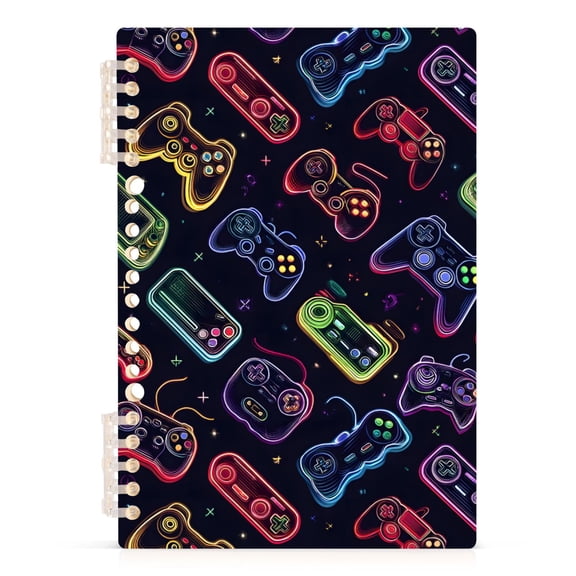 joogoo A5 Spiral Journal Notebook Game Controller College Ruled Notebooks 8.3" x 5.7" 1 PC