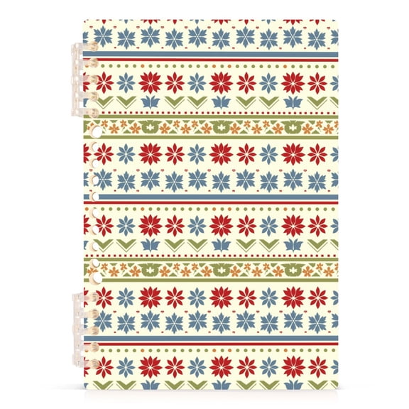 joogoo A5 Spiral Journal Notebook Geometric Snowflake Flower College Ruled Notebooks 8.3" x 5.7" 1 PC