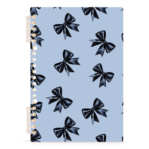 joogoo A5 Spiral Journal Notebook Glitter Bow College Ruled Notebooks 8.3" x 5.7" 1 PC