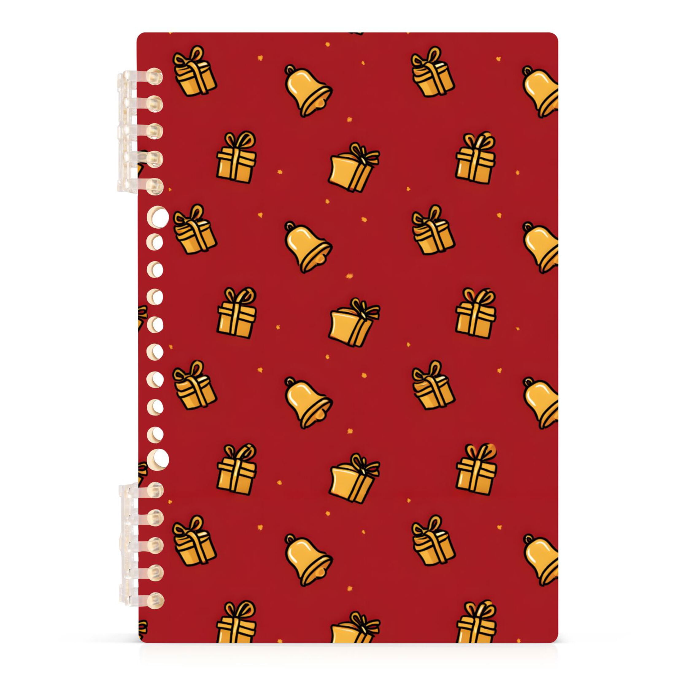 joogoo A5 Spiral Journal Notebook Golden Bell Gift S College Ruled ...