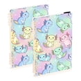thumbnail image 1 of joogoo A5 Spiral Journal Notebook Gradient Axolotls College Ruled Notebooks 8.3" x 5.7" 2 PCs, 1 of 8