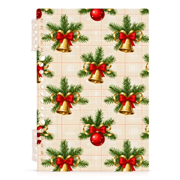 joogoo A5 Spiral Journal Notebook Holly Bells College Ruled Notebooks 8.3" x 5.7" 1 PC